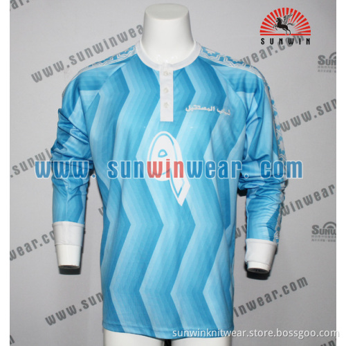 New design cheap sublimation custom made football jerseys/soccer jersey